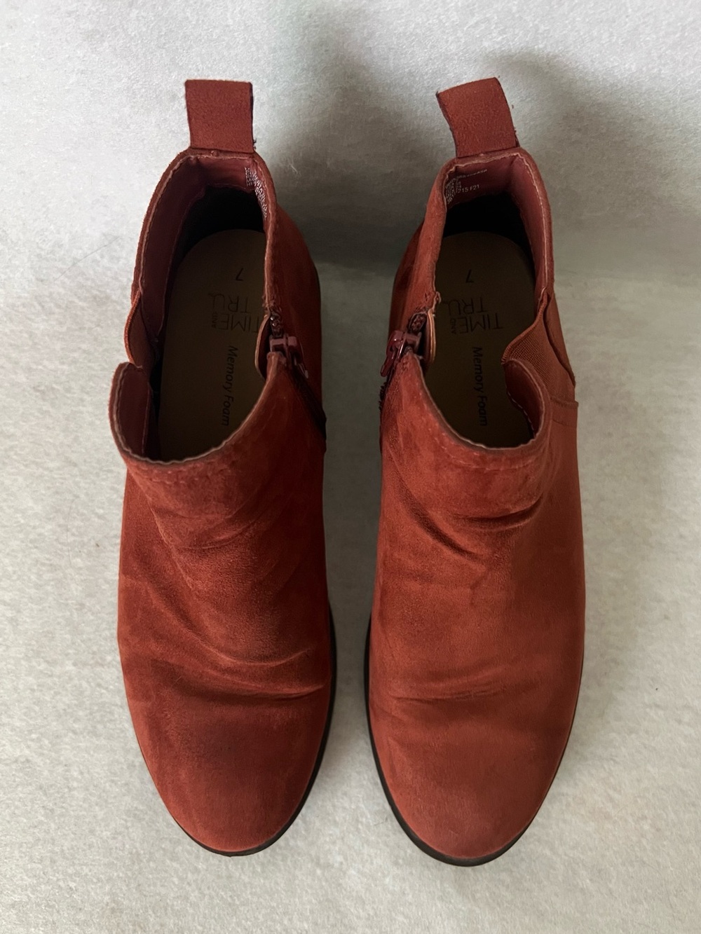 Time and Tru Women’s Suede Ankle Boots